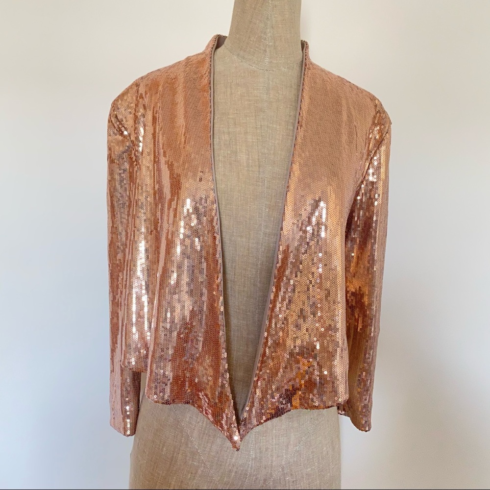 Kardashian Kollection Sequin Blazer